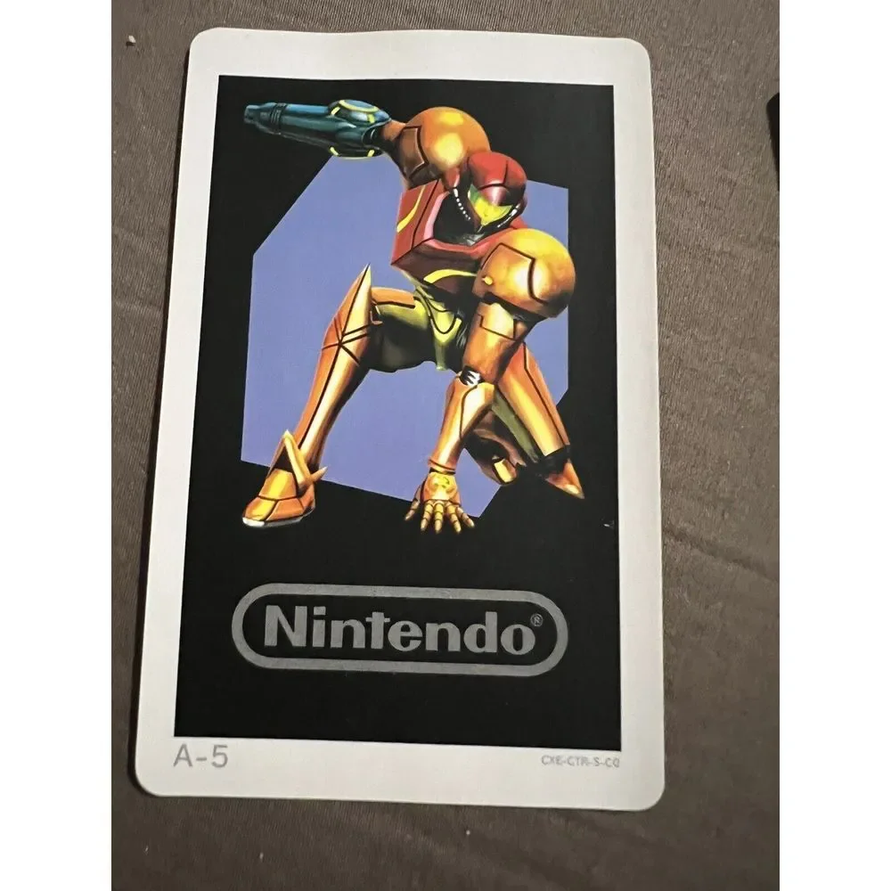 (7) Nintendo Trading Cards A1 A2 A3 A4 A5 A6 Link Mario Metroid NM or Better‎